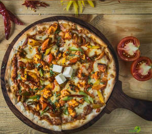 Teekha Paneer Pizza