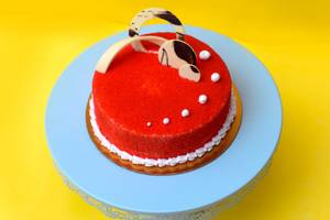 Red Velvet Eggless Cake