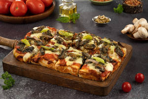 SUPERYOU High Protein Detroit Toasted Leek And Mushroom Pizza