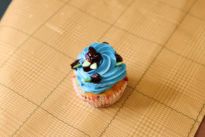Blueberry cupcake