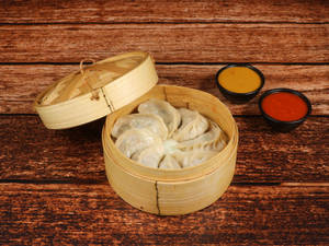 Chicken Steam Momos ( 8 Pieces )