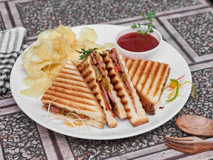 Ham Filled Sandwich