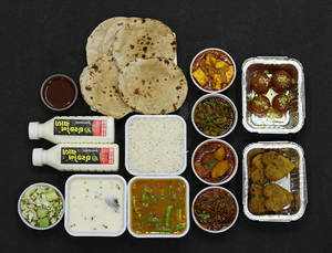 Food For 2 / Thali For 2 [Dinner]