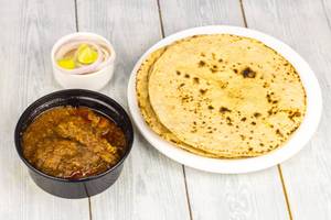 Matka Chicken [2 Pieces] with 4 Roti and Salad