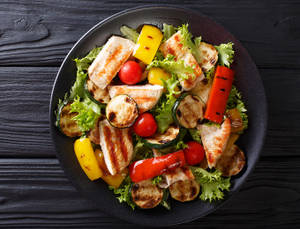 Grilled Chicken & Pepper Salad