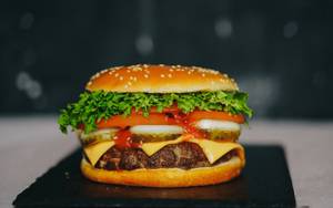 Paneer Crunch Burger 