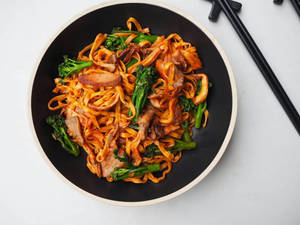 Veg Manchurian Noodles