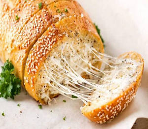Mushroom Corn Garlic Bread