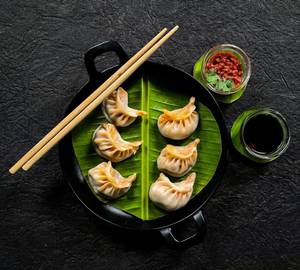 Chicken Peri Peri Steamed Momos [6pcs]