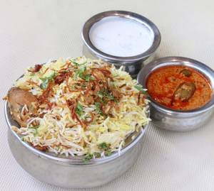 Paneer Tikka Dum Biryani