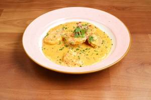 Creamy Garlic Prawns