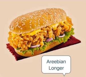 Arabian Chicken Longer Burger