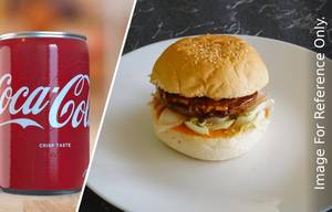 Bbq Chicken Burger+coke 200 ml can