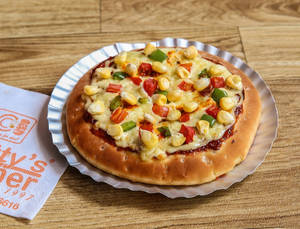 6 Inch Mix Vegetable Sweet Corn Pizza