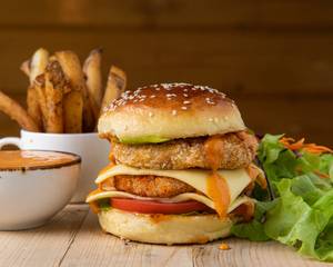 Spiced Crispy Chicken Burger