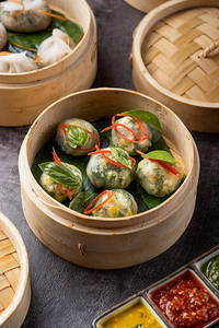 Exotic Mushroom And Corn Steamed Dimsum [6 Pieces]