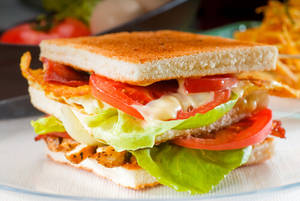Veg Club Sandwich