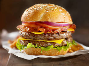 Veg Double Patty Burger