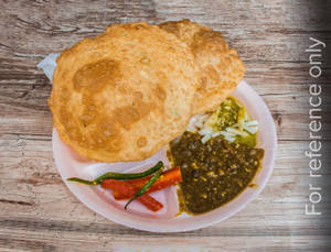 Corn Chole Bhature