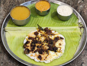 Mushroom Masala Dosa