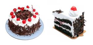 Eggless Black Forest Pastry Cake