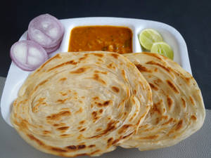 Kerala parotta with veg kurma