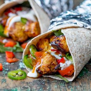 Schezwan Chicken Wrap