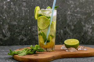 Fresh Lime With Soda