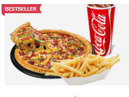 Non-veg Duet Solo Pizza + French Fries + Cool Drink