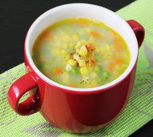 sweet corn plain soup