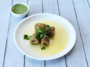 chicken kabab with butter