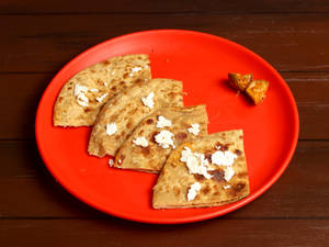 Paneer Paratha +Achar