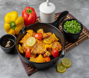 Honey Glazed Lemon Chicken (dry) 