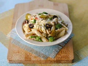 Pasta In White Sauce
