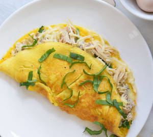 Smoke Chicken Omelette