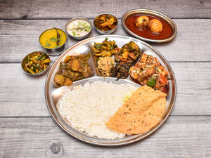 Egg Thali