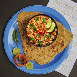 Chicken Keema with Tawa Parathas