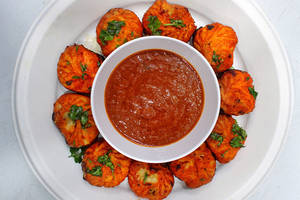 Vegetable Tandoori Momos [8 Pcs]