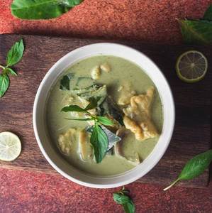 Thai Green Curry (fish)-10 Pcs