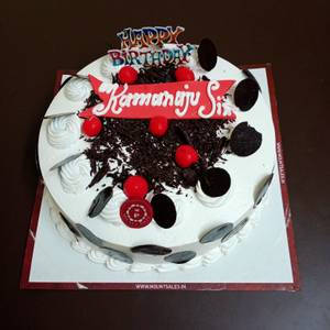 Eggless Fresh Premium Black Forest Cake-cbf0                                                        
