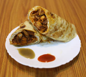 Double Egg Chicken Roll