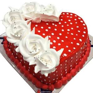 Heart shape Special Anniversary Cake 1.5 Lb