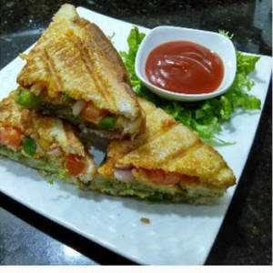 Veg Schezwan Sandwich