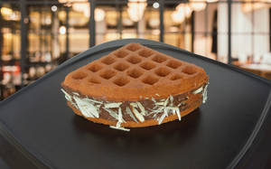 Swiss Choco Almond Waffle