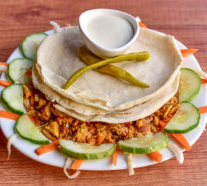 Plate shawarma meat only