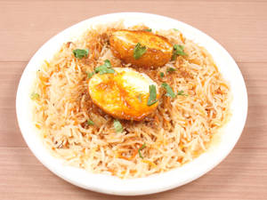 Bhujia Egg Biryani