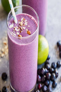 Berry Blue Berry Shake Mocktail