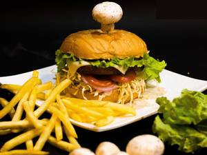 High on Cheese Veg Burger