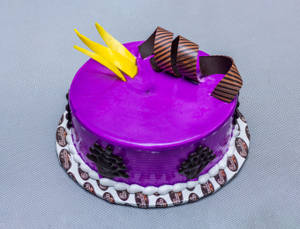 Vanilla Blueberry Cake (Eggless) (500 gms) 