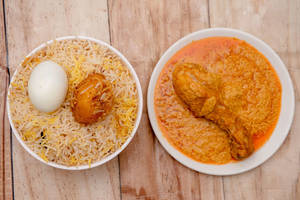 2 Chicken Biryani With 2 Chicken Chaap (serves 2)
